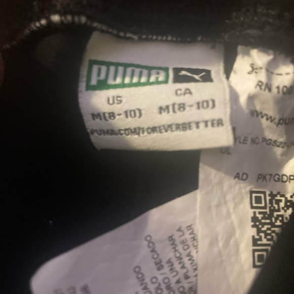 Black Puma leggings for 8 to 10 year old. - Picture 2 of 3